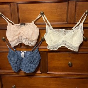 Set of 3 Bralettes